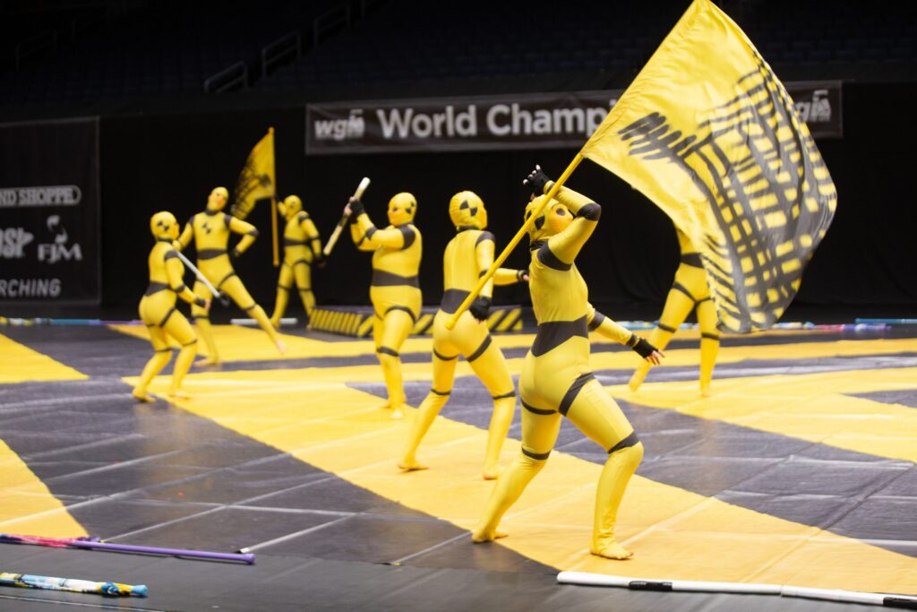 wg-season-2024 - MBI Arts MBI Winter Guard performing their 2024 show, Crash Test Dummies (Shut Up & Drive)